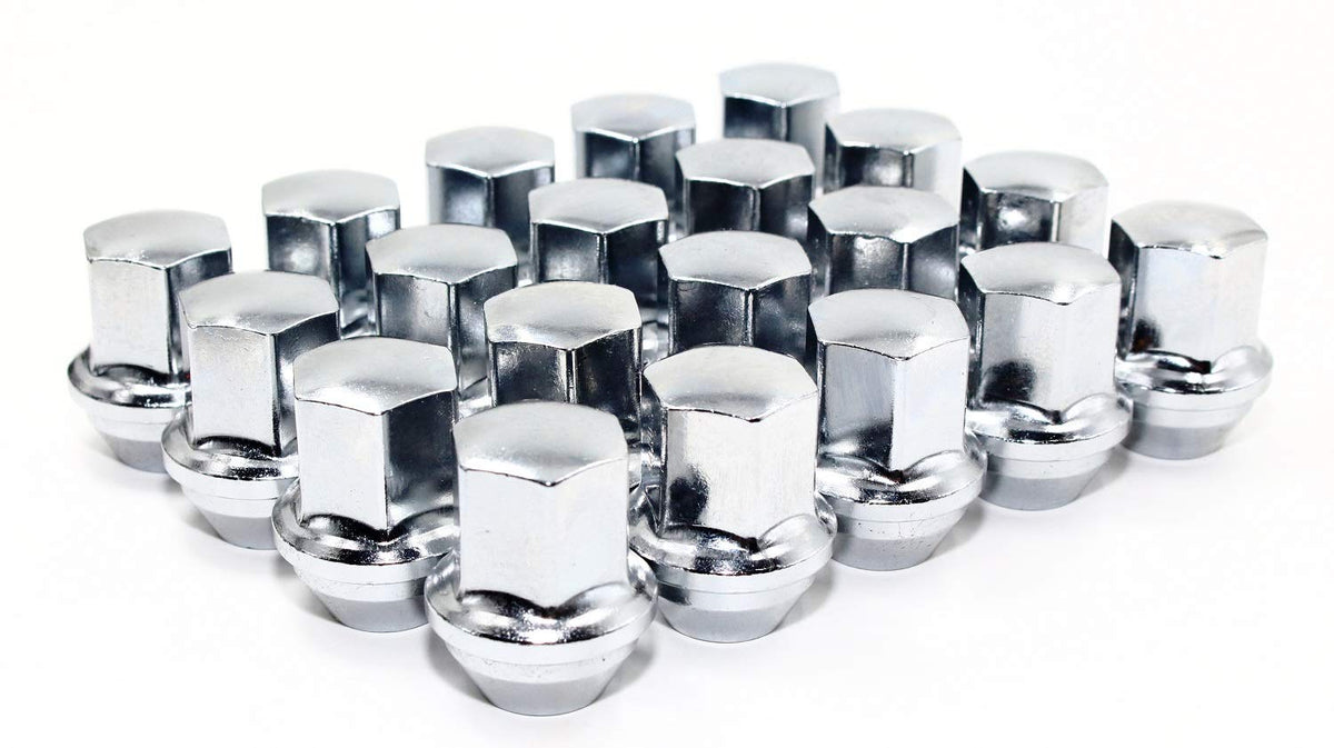Veritek 20-Piece Lug Nuts, M14x1.5mm Chrome - SKU 129352