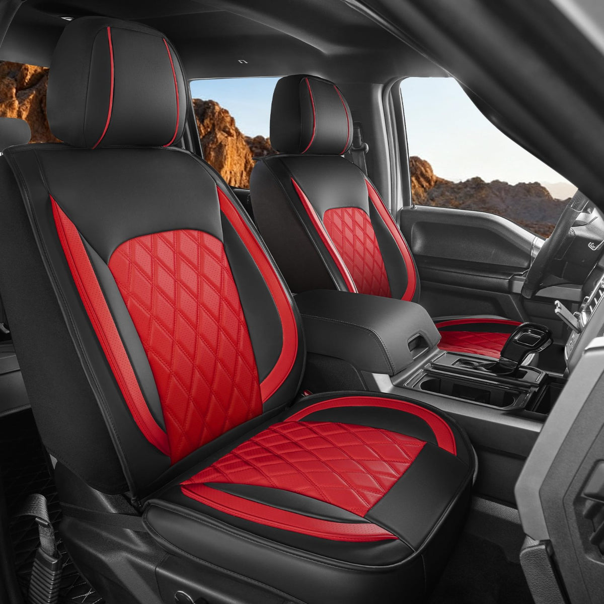 Seat Covers for 2009-2025 Ram 1500 2500 3500 Crew Cab (60/40 Split Bench Rear ONLY) - SKU 258351