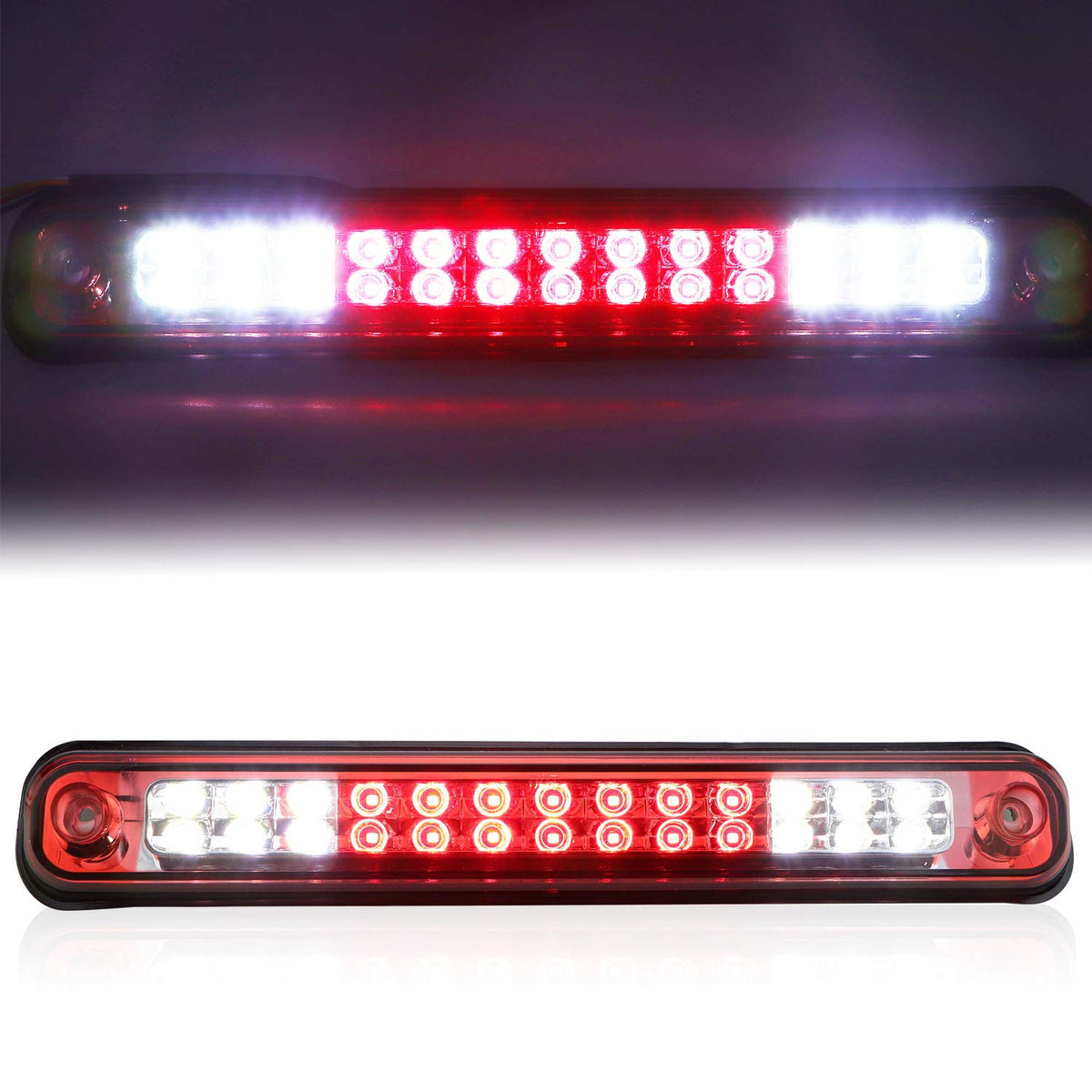 3rd Brake Light for 1988-2000 Chevy / GMC C/K 1500 2500 3500 - LED Cargo Light, Red Lens