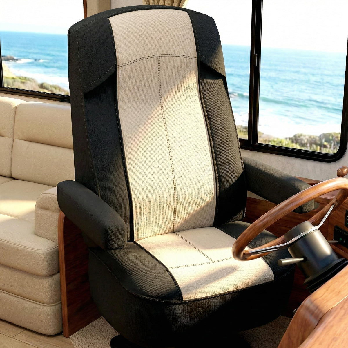 VALUN RV Captain Chair Seat Covers, Universal 2 Pack - SKU 314988