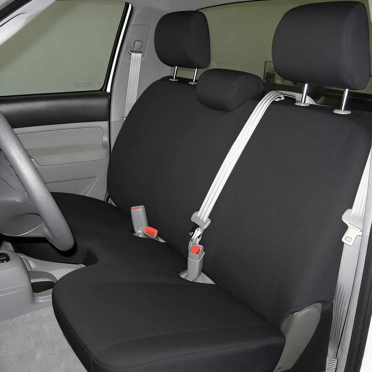 ESMING Front Bench Seat Cover for Toyota Tacoma (2005-2014) - Black - SKU 338223