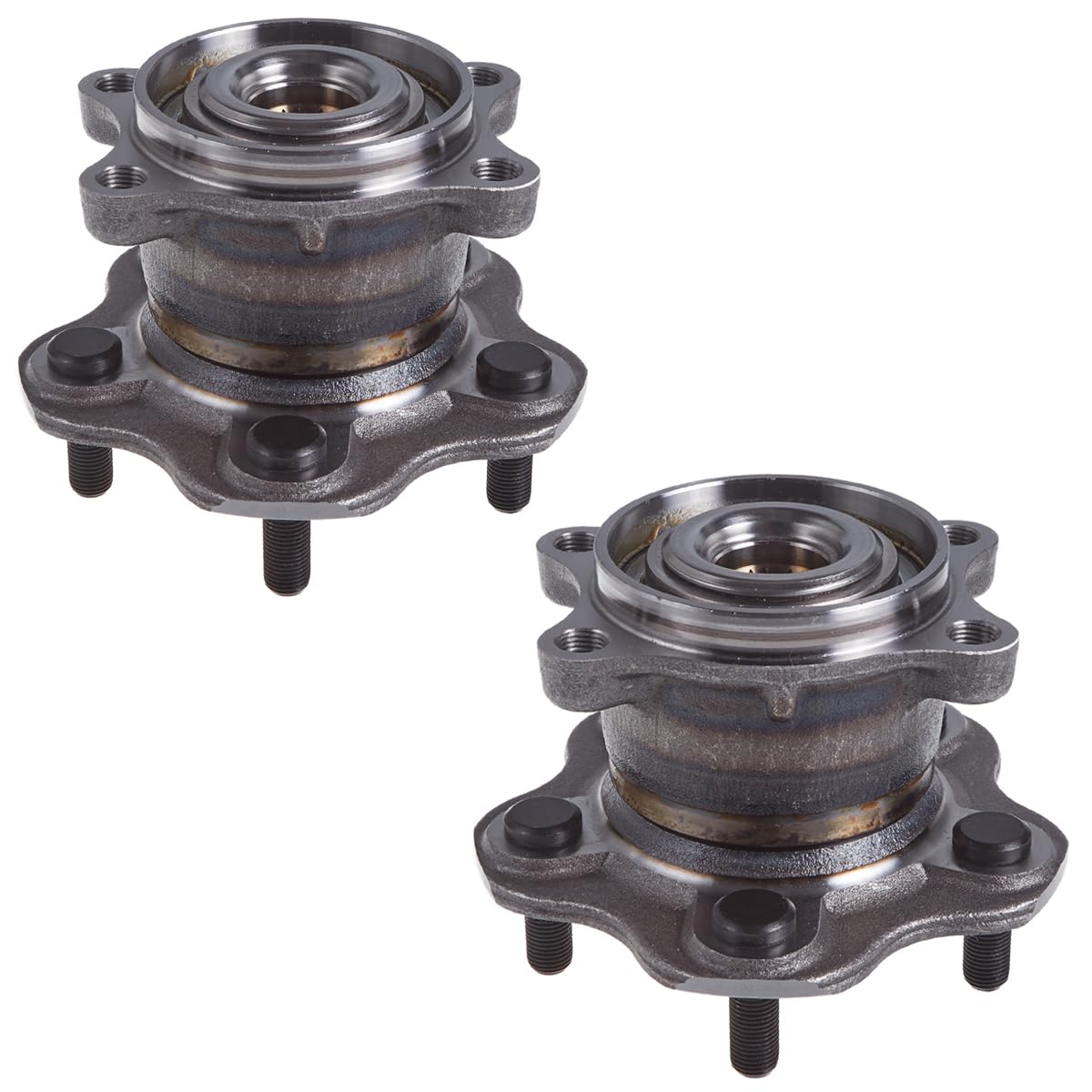 AUQDD 512373 x2 Rear Wheel Hub and Bearing Assembly for Nissan Rogue/Juke AWD