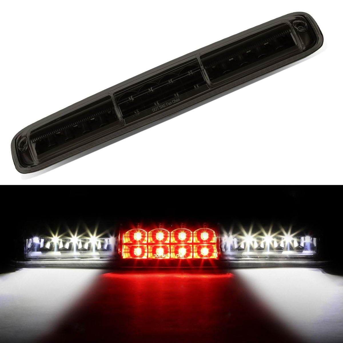 3rd Brake Light for 1999-2007 Chevy Silverado / GMC Sierra - LED Cargo, Smoked Lens, Used