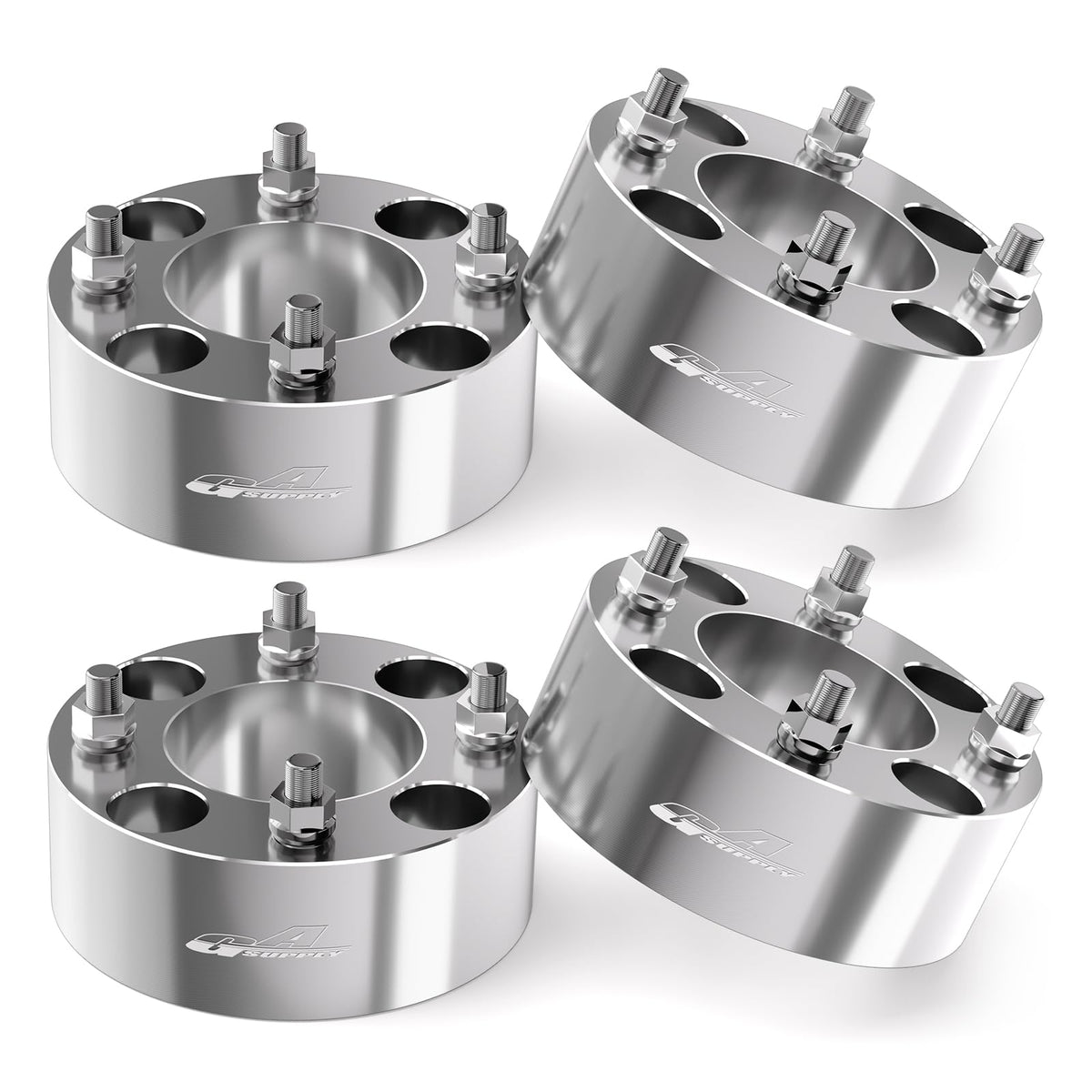 GAsupply 2" 4x110 ATV Wheel Spacers 74mm 10x1.25 - wheel spacers