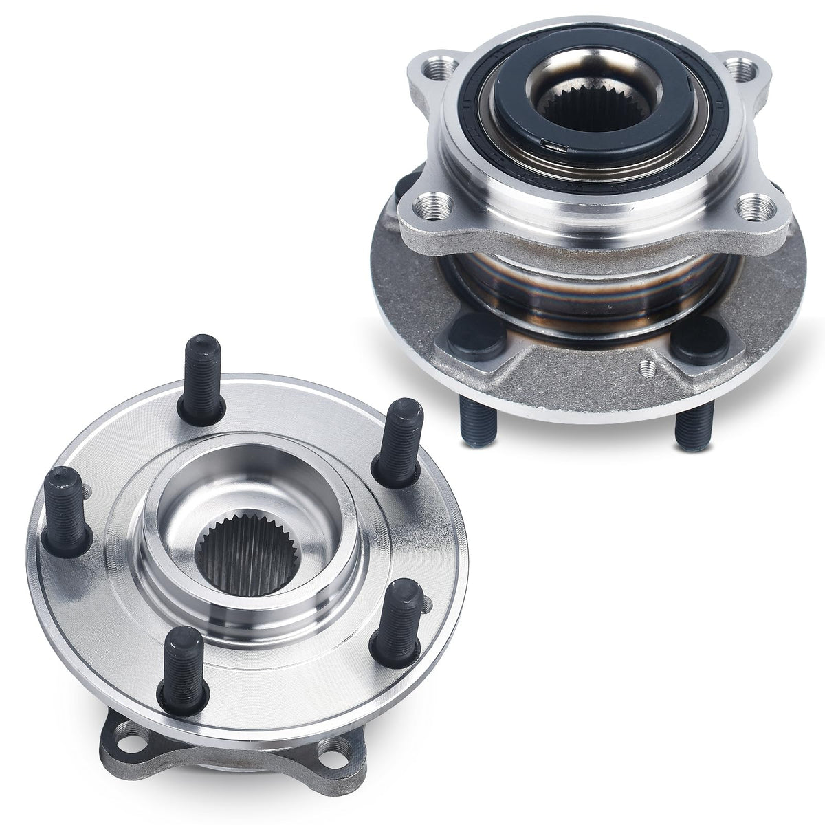 Autoround 513374 Front Wheel Bearing & Hub Pair for Hyundai Sonata/Tucson and Kia Optima/Sportage