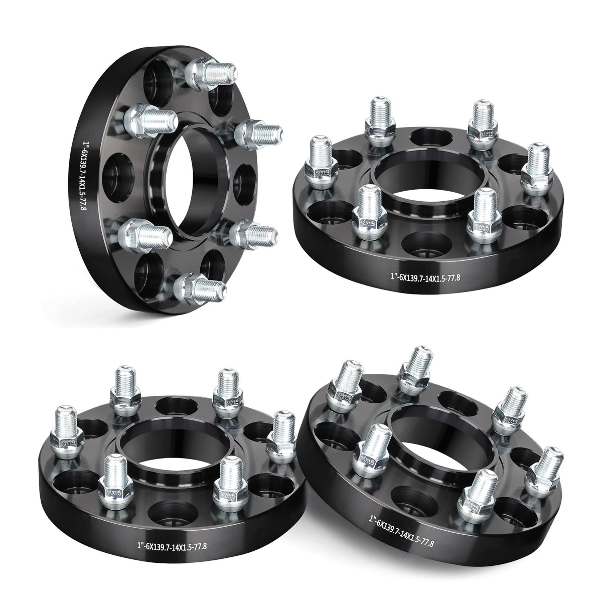 EVIL ENERGY 1" Hubcentric Spacers 6x139.7 77.8 M14x1.5 - wheel spacers