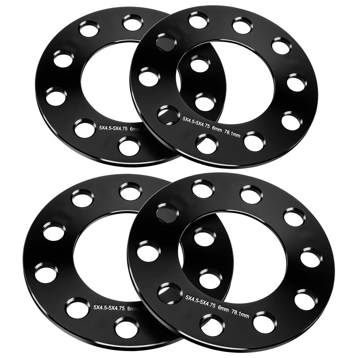 5x4.5 5x114.3 5x4.75 Universal Wheel Spacers 0.25 inch, 1/4" (6mm) 0.25 in - wheel spacers