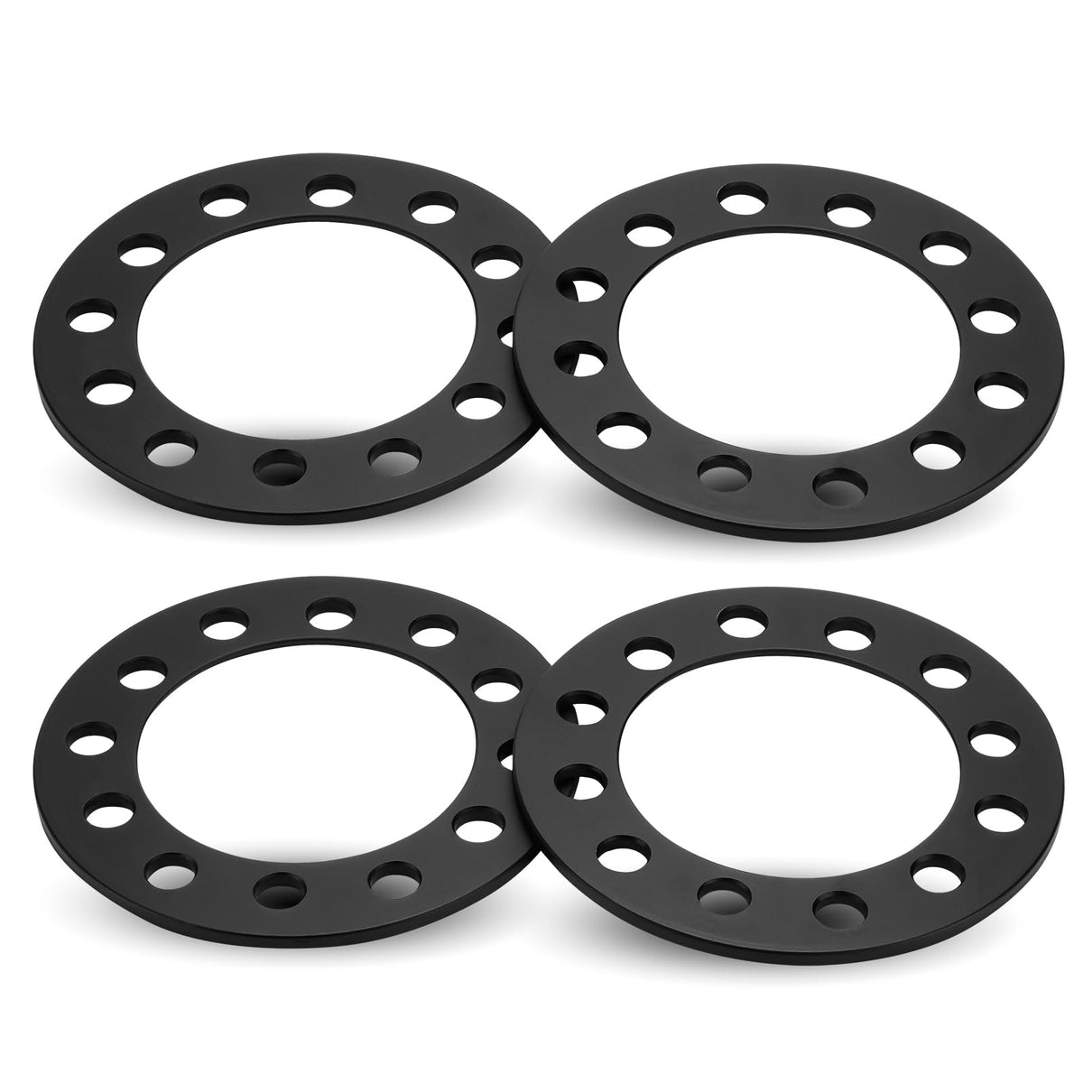 4PCs 6x5.5 Wheel Adapters, 108mm Bore, 6mm Thickness - wheel spacers